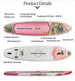 Lightweight Inflatable PVC Air SUP Stand-Up Paddleboard for Surfing and Water Sports in Stock and Ready to Ship  Paddle Board