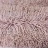 long haired Mongolian lamb fur soft and silky touch garment scarf pillow blanket stool seat cushions use