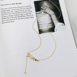 Long Tassel Round Pendant Sterling Silver Jewelry Shell Gold Chain Necklaces