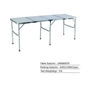 Longer Camping Folding Table Portable Picnic Table
