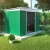 Import low cost 7*4FT ventilated steel outdoor storage shed for sale from China