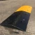 Import Low Factory Price Top Sale Driveway High Strength Black And Yellow Rubber Speed Bump from China
