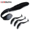 Lureking Manufacturer Supply 2.5g 73mm Worm Lure, Artificial Soft Fishing Worm