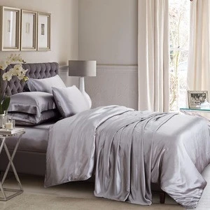 luxurious seamless chinese mulberry silk bedding set bed linen set