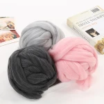 luxury 100% acrylic wool yarn super chunky acrylic faux iceland wool yarn