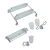 Import Luxury Bathroom Fittings Names Wall Mounted Zinc Alloy Chrome Plated bathroom Accessories Set from China