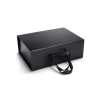 Luxury black magnetic paper boxes luxury custom cardboard paper box foldable packaging for wigs