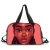 Luxury Custom Design Black Art African Girls Printing Women ladies Foldable Travelling Luggage Duffel Bags With Logo