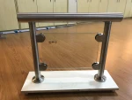 Luxury Glass Staircase Stainless Steel Metal Stairs Balustrades & Handrails