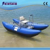 Made in china Pontoon boat rigid Inflatable Fishing boat