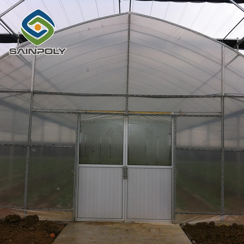 Manual or theme floor covering plastic film greenhouse