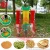 Manual single row corn seeder for bean fertilizer planters