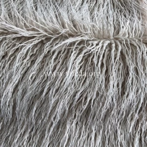 [ Manufacturer ] Brown Colour Monglian Faux Fur, Monglian Fake Fur, Brown Monglian Fur Fabric