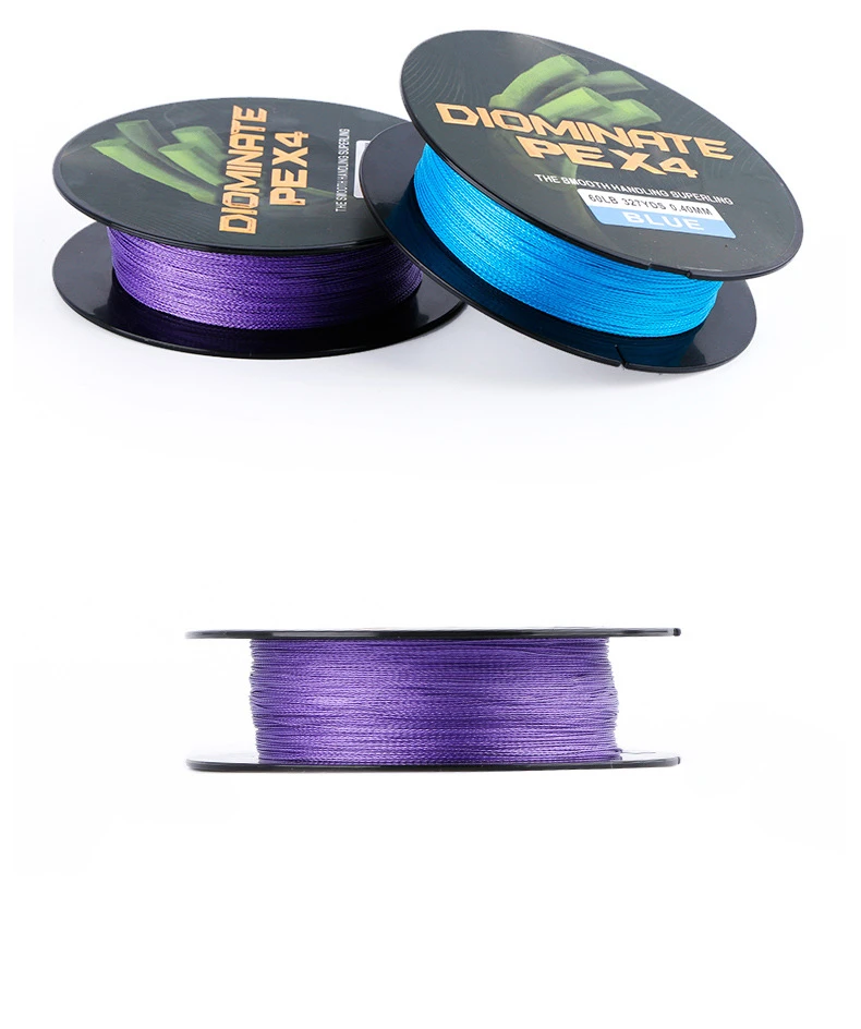 Manufacturer supply  Braided line 4  300m PE line stand strong strength fishing line