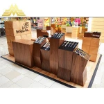 MDF or Glass or Metal Material watch kiosk for sale in mall