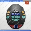 Membrane switch colorful silicone rubber button with Laser etching