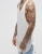 Import MenS Longline Curve Hem Blank Drop Armhole Tank Top 100% Pima Cotton White H Vest from China