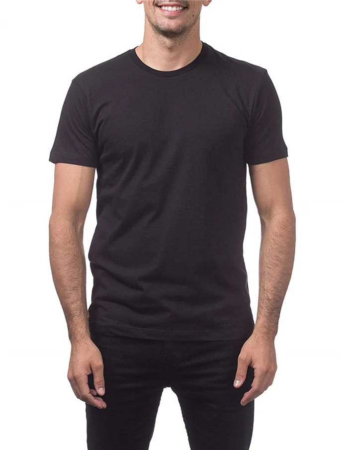 Mens Premium Ringspun cotton t shirts Short Sleeve T-Shirt 4.2 oz Soft Combed Ring-Spun tees custom