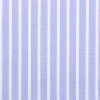 Mens wrinkle resistant dobby yarn dyed woven 100% cotton combed  blue stripe shirting fabric