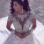 Import Mermaid Wedding Dresses Halter Neck Backless Lace Appliques Gorgeous Crystal from China
