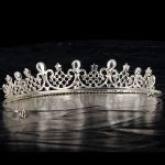 Metal Bride Wedding Hair Crown Handmade Alloy Accessory