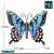 Import Metal Simulation Butterfly Sculpture Wall art Decoration garden animals wall decor from China