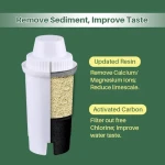 Mineral Water Filter Activated Carbon Solar for Water Filter-jugs JFC002-A Water Pitcher Filter