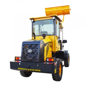 mini cheap  machine  Yellow   1.2ton  front wheel loader for sale