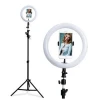 Mini USB 12 Inch Phone Holder Photography Led Circle Selfie Ring Light With Tripod Stand Makeup Light Ring Dimmable