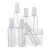 Import 50ml 60ml 70ml flat shoulder plastic pet transparent fine mist spray bottle from China