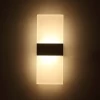 Modern creative indoor aluminum led wall light lamp