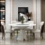 Import modern designs luxury home furniture sets round white s dining table can with  6-10 chairs from China