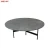 Import Modern outdoor furniture Garden Table  stone tabletop stainless steel base can be rotated black plated from China