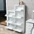 Import modern shoe cabinet 4 layer shoe rack storage unit cupboard footwear stand from China