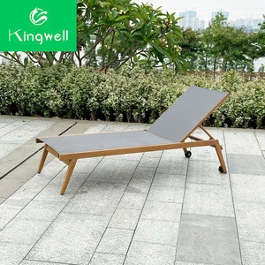 Modern style outdoor chaise lounge sunbeds pool chair sun loungers