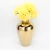 Import Modern wholesale ceramic gold flower vase porcelain gold hammered tabletop vase from China