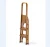 Import MOQ 20 PCS Japanese Home Use Step Ladder, Household 2 Steps Aluminum Folding Ladder With Wooden Grain from China