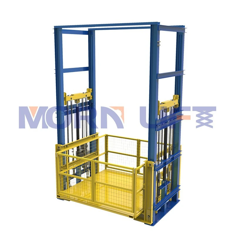 MORN factory price freight elevator warehouse electric goods lift vertical hydraulic cargo lifter price