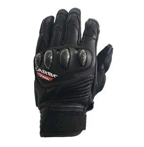 Motorcycle Genuine Leather Gloves Full finger Racing Motocross Motorbike Protective Gear racing ski Gloves
