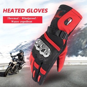 Motorcycle Heated Gloves Warm Rechargeable Battery Operated Winter Sports