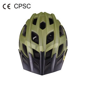 Mountain bicycle helmet with back led light cycling helmet TBBH405