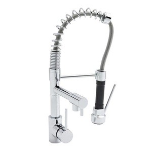 Multifunction Pull out Sprayer Dual Spout Single Handle Sink Tap Spring Kitchen Faucet  360 Rotation Brass  Kitchen Tap