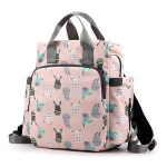 Multifunctional cute waterproof diaper bag washable mom's diaper bag light weight mummy travel handbag