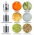 Import Multifunctional drum vegetable cutter 3 in 1 vegetable cutter Household rotary grater from China