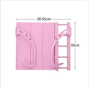 Multifunctional folding adjustable shoes clothes drying rack hanger for balcony windowsill