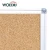 Import multiple size 24*36 inch bulletin  cork board with wood frame from China