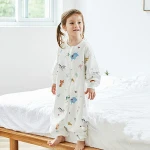 MuslinTree brearthable 100% cotton baby sleeping bag for summer