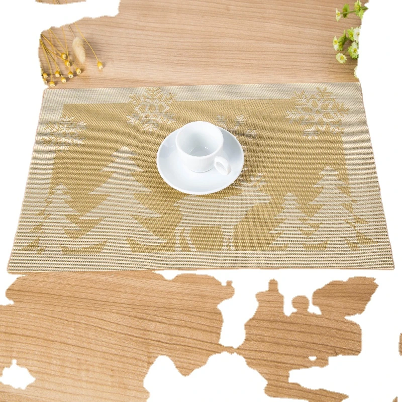 MY-84 gold placemats table mats and coasters