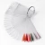 Import Nail art fan-shaped color card New style ghost nail pointed French nail polish display color plate 50 colors/bag from China