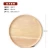 Import Natural Bamboo Wood Kid Plate Rubber Wood Food Serving Tray For Houseware from China